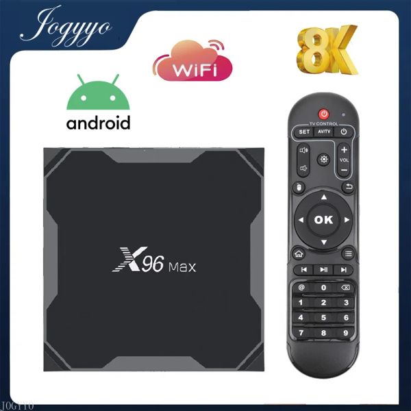 Box Android 9.0 Smart 8k TV Box X96 Max Plus Wifi Amlogic S905X3 TV Box HDMicompatible Quad Core 4GB 64GB Smart Media Player