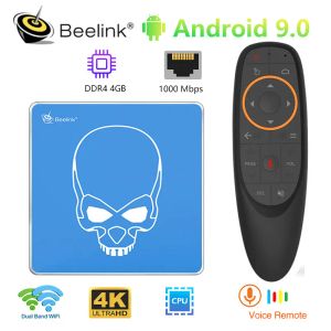 Box Beelink GT King Pro S922XH 4G RAM 64G ROM Google Certificated TV Box Hifi Music Android 9.0 Voice Remote Smart Set Top Box