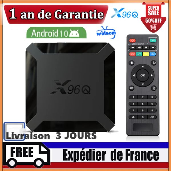 Box Best X96Q Smart Android 10.0 TV Box Allwinner H313 1G8G 2G16G Media Player X96Q Smart IP TV Box Box desde Francia