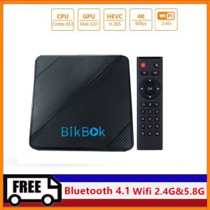 Box Bikbok R3 Android 9.0 TV Box 2G 16G AMLOGIC S905L Prise en charge de Bluetooth 4.1 WiFi 2.4G 5.8G Player multimédia Smart TV Box
