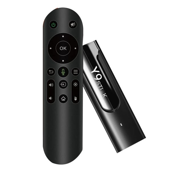 Boîte en plastique noir M98 Y9 TV Stick Android 11 S905 HD 4K 3D 2GB +16 Go Double langue WiFi Remote Contrôle lecteur multimédia Smart TV Box