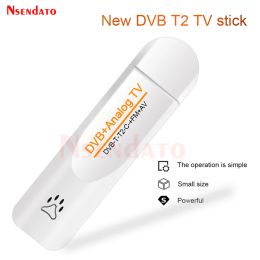 Box Nigital DVB T2 PVR Analog USB TV TV Stick Tunner Dongle Pal / NTSC / SECAM avec antenne Remote HDTV Récepteur pour DVBT2 / DVBC / FM / DVB / AV
