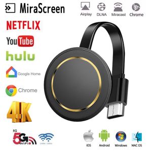 Box G14 Schermadapter 2.4G/5G Miracast 4K Wireless DLNA AirPlay TV Stick Wifi Display Mirroring Dongle Receiver voor iOS Android