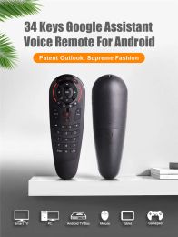 Box G30 Remote Control 2.4G VOIX AIR VOIX AIR MONDE 33 Clés IR Apprentissage Gyro Sécision intelligente pour le jeu Android TV Box