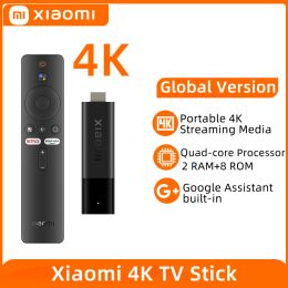 Box Version globale Xiaomi 4k TV Stick Quad Core 2 Go Ram 8 Go Rom Bluetooth 5.0 WiFi Andriod TV Stick Google Assistant