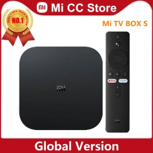 Box Version globale Xiaomi Mi TV Box S 4K Ultra HD Android TV 9.0 HDR 2GB 8 Go WiFi DTS Multi Language Smart Mi Box S Media Player