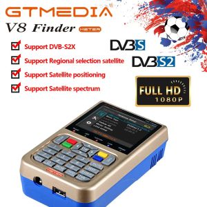 Box GTMedia / Freesat V8 Finder Meter DVBS2 / S2X Satellite Digital Finder High Definition SAT Finder Satellite Meter Satfinder 1080p