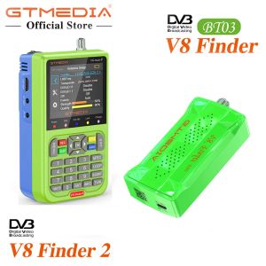 Box Gtmedia V8 Finder 2 Satellite -ontvanger H.265 Digitale DVB S2 GT Media BT03 Freesat Satfinder TV Better Than V8 Finder Meter