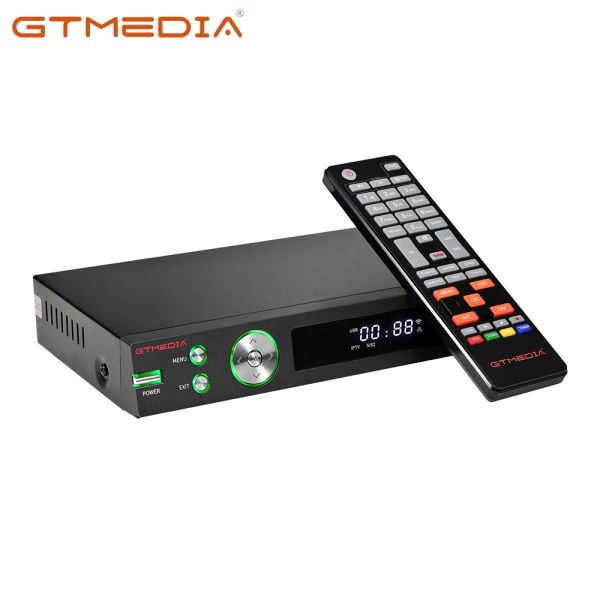 Box GTMedia V8 Turbo Receptor DVB S2 / DVBT2 / DVB C Boîte de télévision combo H.265 Settop Box Settop Box AVS + VCM / ACM / MULTISTREAM / T2MI