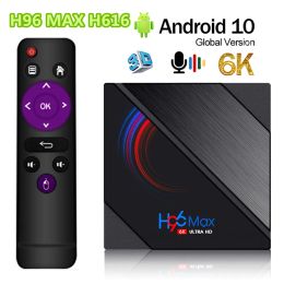 Box H96 Max H616 Smart TV Box Android 10.0 WiFi 3D 4K Media Player H96max Smart Android TV Box Deccoder Video Set Top Box PK X98MINI