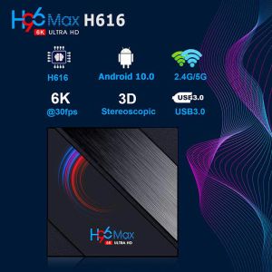 Box H96 Max H616 Smart TV Box Android 10 Allwinner 4GB 32GB 64GB 2.4G 5G WIFI 3D VIDEO 6K 4K Media Player Voice Set Top Box H96Max