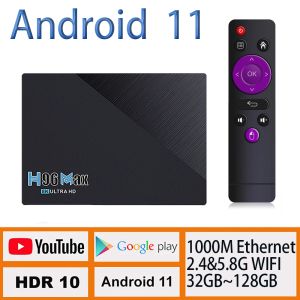 Box H96 RK3566 TV Box Android 11 1000m Ethernet 8K Decoder Ultra HD Yotube Media Player Google Play HDR 4G 8G 128GB TV SetTop Box