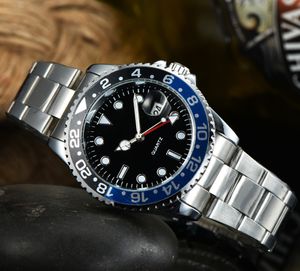 Boîte montres de haute qualité SK Coke Quartz bracelet en acier montre de créateur hommes avec verre saphir