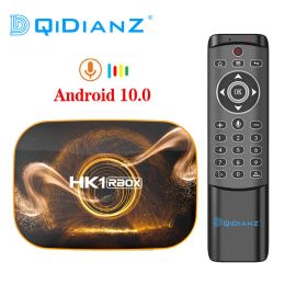 Box HK1 R1 Smart TV Box Android 10.0 4GB 64GB Rockchip RK3318 1080P H.265 4K Google Player Store HK1 RBox R1 Set Top Box PK H96 X96
