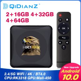 Box HK1 Rbox R1 Mini TV Box Android 10 Rockchip RK3318 1080P 4K HK1 Box Set Topbox Media Player PK H96 X96Mini