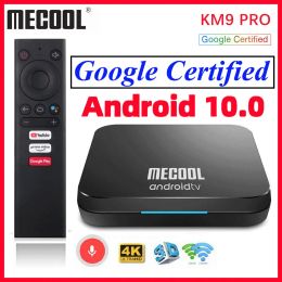 Box KM9 Pro 4GB 32GB 2G 16G 4GB 64GB Smart TV Box Android 10 Google Certified AndroidTV 4K TVBox Amlogic S905X2 Android Box