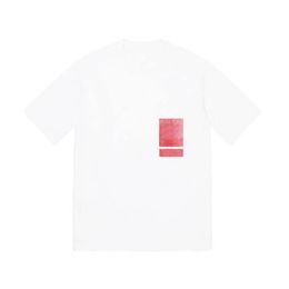 Box Logo Collabs T-shirts masculins imprimé Pocket Tee Oversize Design224W