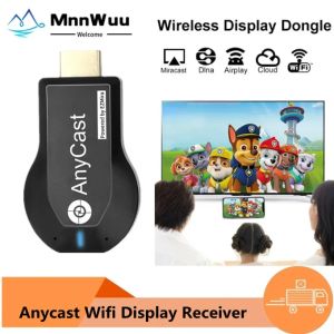 Box M2 Plus TV Stick WiFi Affichage Récepteur Anycast Dlna Miracast AirPlay Mirror Screen HDMICOMPATIBLE Android iOS Mirascreen Dongle