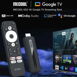 Box MECOL KD3 4K TV Stick Android 11 Smart TV Box avec Amlogic S905Y4 2G + 8G WIFI 2.4G / 5G HDR 10+ Media Player TV Dongle