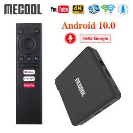Box MECOol KM1 Deluxe ATV Google Certified Android 10 TV Box Amlogic S905X3 AndroidTV Prime Video 4K Double WiFi Set Top Box 2G 16G