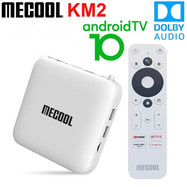 Box MECOol KM2 4K Android TV Box Amlogic S905X2 2GB DDR4 USB3.0 SPDIF Ethernet WiFi Prime Video HDR 10 TVBOX