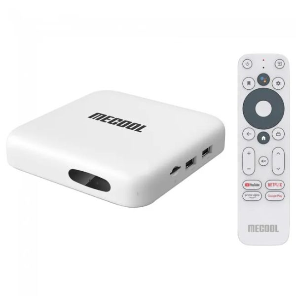 Box MECOol KM2 Netflix TV Box Android 10 Google certifié 2 Go Ram 4k Dolby USB3.0 SPDIF BT4.2 Double vidéo WiFi Prime