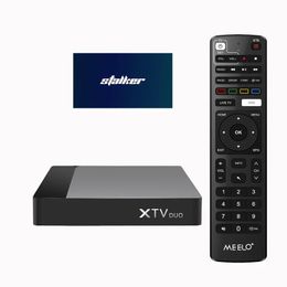 Box Meelo plus XTV Duo Stalker Decode TV Box Android 11 2,4G / 5G WiFi Amlogic S905W2 Player le plus intelligent 2GB RAM 16GB ROM 5G DUAL WIFI PK X