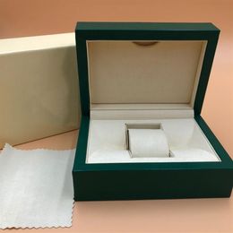 Box Herrenuhr Holzkiste Original Innen Außen Damen Uhren Boxen Papiere Geschenktüte Armbanduhren Box Uhrengehäuse251c