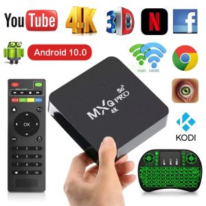 Box MXQ PRO 4K 5G Smart TV Box Android RK3228A Player multimédia avec un réseau multimédia Network Quadcore fiable Set Top Box