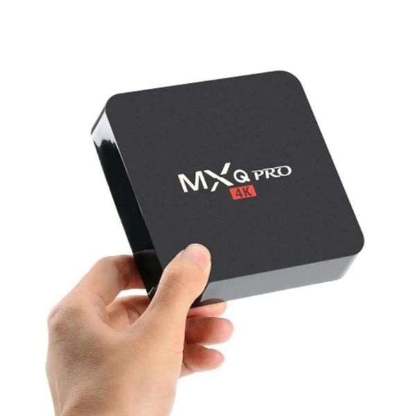 Box MXQ Pro Android 7.1 TV Box Amlogic S905W Quad Core 4K HD Mini PC intelligent 1G 8G Wifi H.265 lecteur multimédia