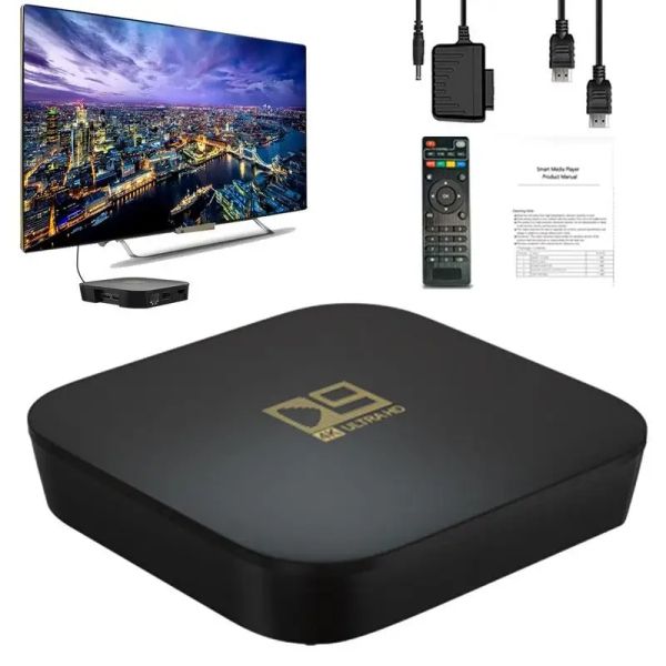 Box Nouvelle version globale TV Box S 4K Ultra TV 9.0 HDR 8GB WiFi DTS Multilinage Blue Tooth Smart 2.4G Box Media Player