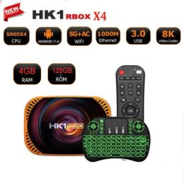 Box Nouveau HK1 RBOX X4 / X4S Android 11 Amlogic S905X4 Smart TV Box