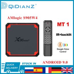 Boîte nouvelle x96 mini plus Amlogic S905W4 Smart TV Box Android 9.0 4K 2GB 16 Go Double WiFi Quad Core X96MINI + Player multimédia