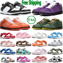 Paars Lobster Designer Hardloopschoenen heren dames laag Panda triple roze Grijs Mist Bruin Oranje Lobster universiteit rood Medium Olive UNC Sanddrift GAI sneakers sneakers