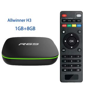 Box R69 Set Top Box Quanzhi H3 Android 7.1 Network 4K Network HD TV Box 2 Go + 16 Go TVBox