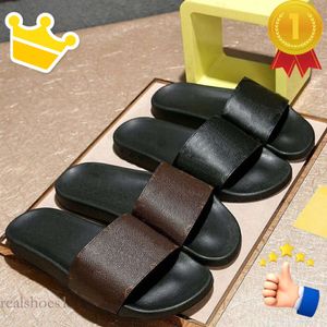 Box Sandalen Met Slippers Slides Casual Schoen Platte Slide Designer Heren Dames Slipper Flip Flop Merk Lichtgewicht Huis Zwarte Sandalen