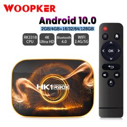 Box Smart TV Box Android 10.0 HK1 MAX 4GB RAM 128 Go Rom Android TV Box 4K Dual WiFi Media Player USB3.0 Set Top Box