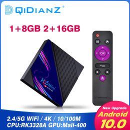 Box Smart TV Box Android 10 H96 MINI V8 RK3228A Multimedia Player WiFi 4k Android Smart TV VS X96Q H96MINIV8 X96 MINI BOX TV TV