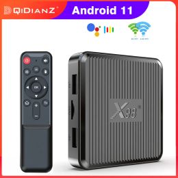 Box Smart TV Box X98Q Android 11 Amlogic S905W2 Quad Core 2.4G 5G WiFi 4K HDR Media Player PK X96Q Set Topbox