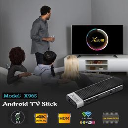 Box Smart TV Stick Android 9,0 TV Box X96S Amlogic S905Y2 DDR3 2GB 16GB X96 Mini PC 2,4G WiFi Bluetooth 4,2 TV Dongle reproductor multimedia 4K