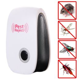 Home Elektronische ultrasone rat Muis Afstaal Anti Mosquito Insect Pest Rejest Mouse Killer US EU Standaard plug