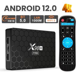 Boîte de la boîte Android 12 TV Box Allwinner H618 16/32G / 64G WiFi 6 BT5.0 + OTA USB 2.0 * 3 4k 3D Media Player Set Top Box