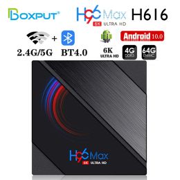 Box TV Box Android 10 4G 64GB 6K Android TV Box H96 Max H616 Smart TV Box lemfo 2.4g 5.8g WiFi Set Top Box H96max
