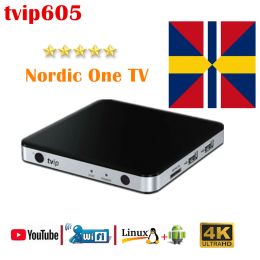 Box TVIP605 Nordic One Nordic One TV Box Amlogic S905X Android Linux System Dual Systerm Set Top Box et Nordic One Smart TV Box