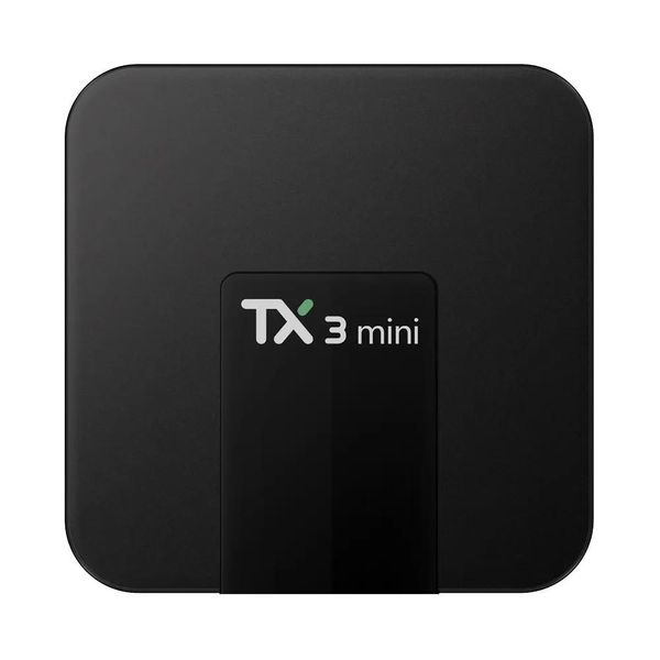 Caixa tx3 mini android 7.1 caixa de tv amlogic s905w quad core 2gb ram 16gb rom bluetooth 4k media player 2.4g wifi