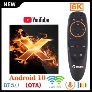 Box Vontar X1 Andriod 10.0 TV Box Android 10 OTA BT 6K Media Player Google Vocation Assistant 5G double WiFi VS H96 MAX TX6S T95 TVBOX