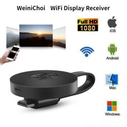 Box Wireless Adapter TV Stick voor Mirascreen Toon Anycast HDMICompatible Miracast TV Dongle voor Android iOS Mirror Screen WiFi