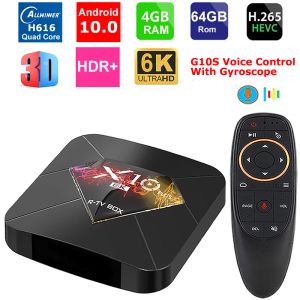 Box X10 Plus Android 10.0 Smart TV Box Allwinner H616 Quad Core 4GB RAM 64GB Rom Media Player Wifi H.265 HDR 6K Decode Set Top Box