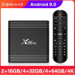 Box X96 Air Smart TV Box Amlogic S905X3 Android 9.0 Set Top Box 8K 1080p MAX 4GB RAM 64GB Rom Soporte DLNA Media Play