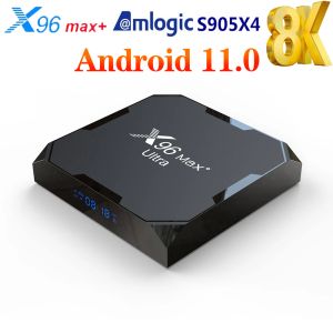Box X96 Max Plus TV Box Android11 2022 Amlogic S905X4 Quad Core 4K TVBox AV1 Double WiFi USB3.0 Smart HD 8K Media Player Settop Box